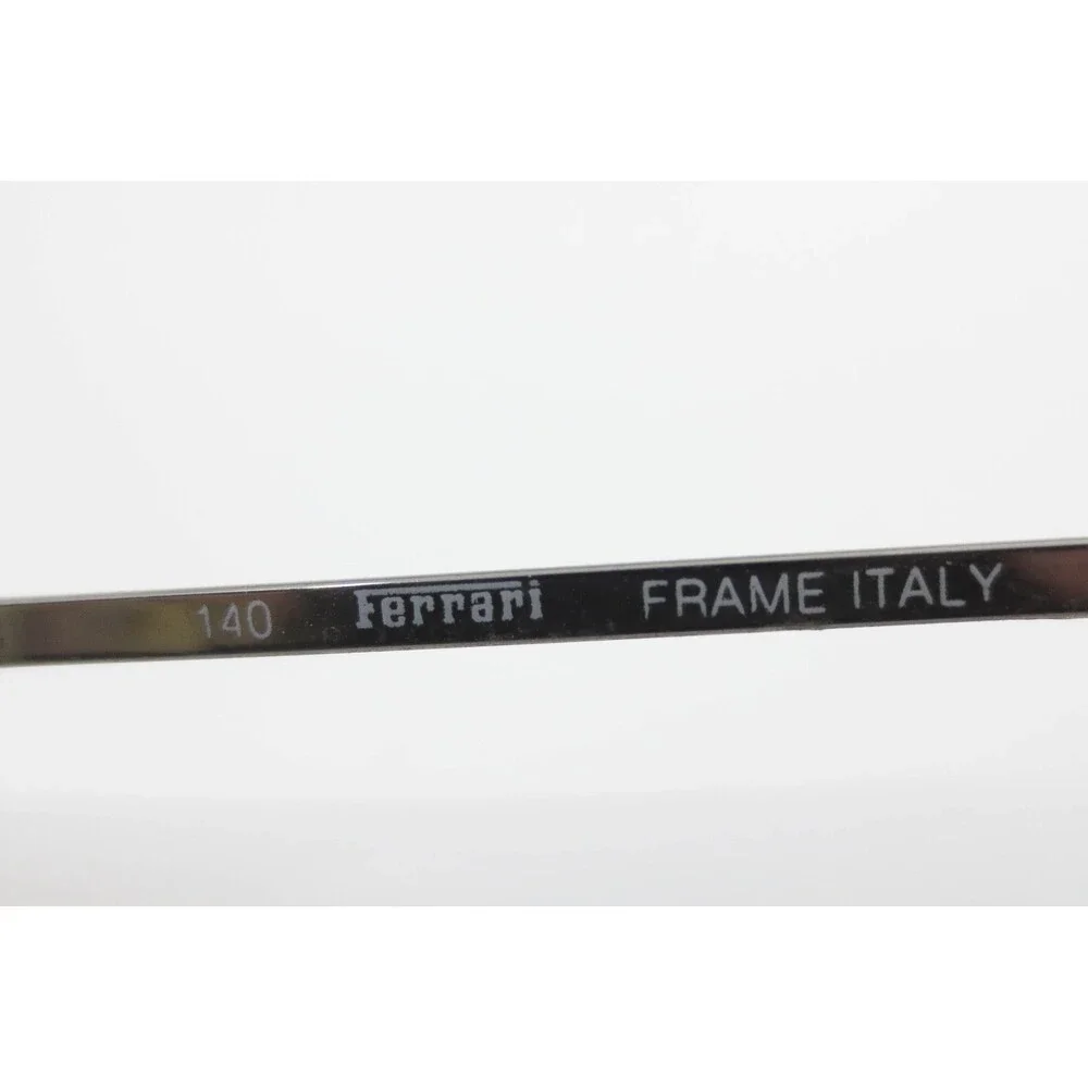 Ferrari Vintage Aviator Eyeglass Frames Gold Silver Italy F65 91L 56-15 140